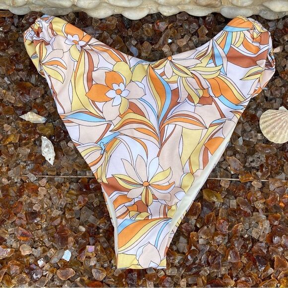NWT New L*Space Women's Jagger Soulshine Floral Bikini Swim Bottoms Medium Beach - Picture 7 of 12